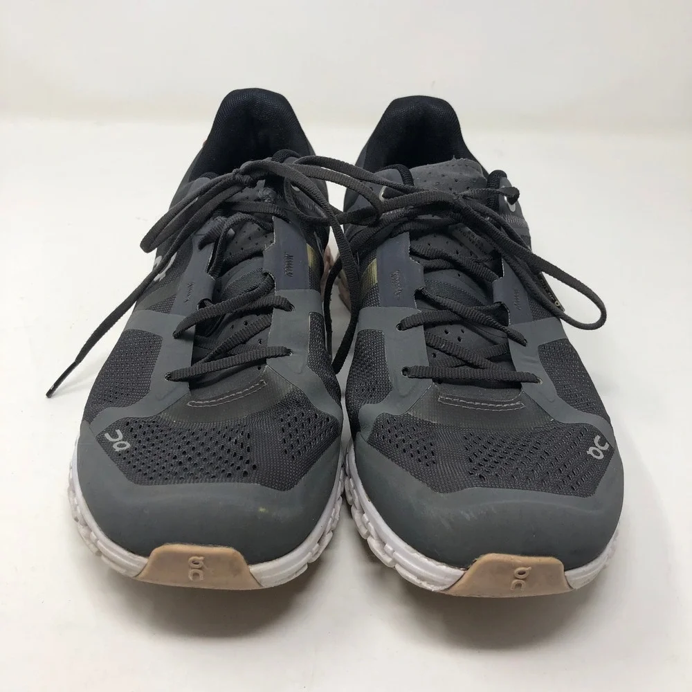 On Cloud Cloudflow Running Shoes Womens 8.5‎ Dark Grey Black CloudTec Helion